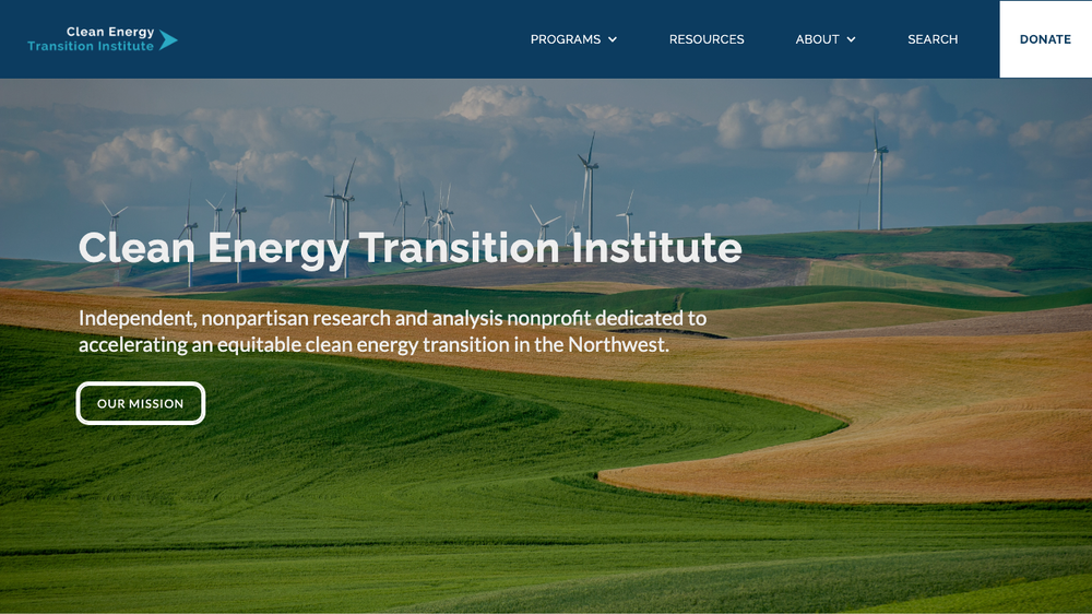 Clean Energy Transition Institute website